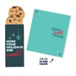 One Color Foil-Stamped Stock Holiday Sentiment Sweeter Cards with Chocolate Chip Cookies 2 One Color Foil-Stamped Stock Holiday Sentiment Sweeter Cards with Chocolate Chip Cookies 2