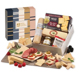Snack Lover's Gift Box with Squares & Lines Sleeve 1 Snack Lover's Gift Box with Squares & Lines Sleeve 1