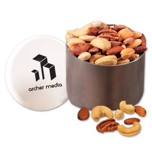 Designer Tin w/Deluxe Mixed Nuts 1 Designer Tin w/Deluxe Mixed Nuts 1
