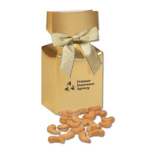 Gold Gift Box w/Extra Fancy Cashews 1 Gold Gift Box w/Extra Fancy Cashews 1