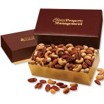 Deluxe Mixed Nuts in Burgundy & Gold Gift Box 1 Deluxe Mixed Nuts in Burgundy & Gold Gift Box 1