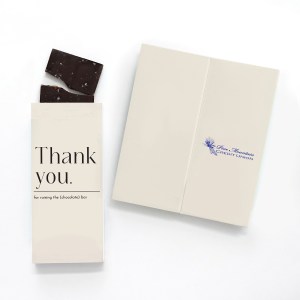 One Color Foil-Stamped Stock Gratitude Sweeter Cards with Sea Salt Caramel Chocolate Bar 1 One Color Foil-Stamped Stock Gratitude Sweeter Cards with Sea Salt Caramel Chocolate Bar 1