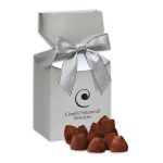 Silver Premium Delights Gift Box w/Cocoa Dusted Truffles 1 Silver Premium Delights Gift Box w/Cocoa Dusted Truffles 1