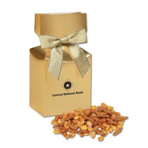 Gold Premium Delights Gift Box w/Sweet & Salty Mix 1 Gold Premium Delights Gift Box w/Sweet & Salty Mix 1
