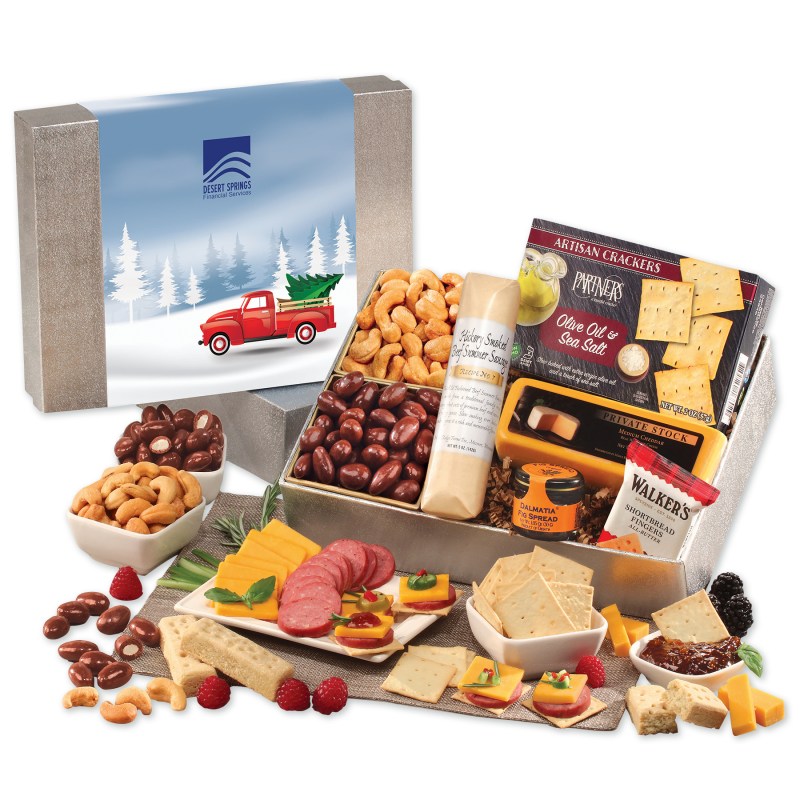 Snacking Smorgasbord with Red Truck Sleeve 1 Snacking Smorgasbord with Red Truck Sleeve 1