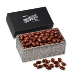 Black & Silver Gift Box w/Chocolate Covered Almonds 1 Black & Silver Gift Box w/Chocolate Covered Almonds 1