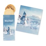 One Color Foil-Stamped Stock Snowman Sweeter Cards with Homestyle Cookie Duo 1 One Color Foil-Stamped Stock Snowman Sweeter Cards with Homestyle Cookie Duo 1
