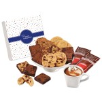 Gourmet Cookie & Brownie Gift Box with Bubbles Sleeve 1 Gourmet Cookie & Brownie Gift Box with Bubbles Sleeve 1