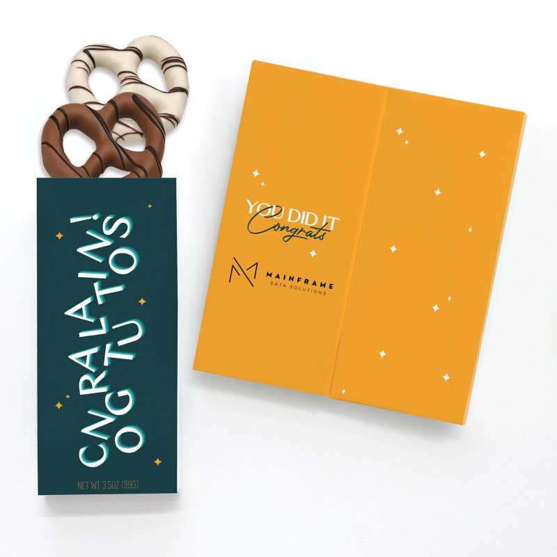 Full-Color Custom Sweeter Cards with Chocolate Dipped Pretzels 1 Full-Color Custom Sweeter Cards with Chocolate Dipped Pretzels 1