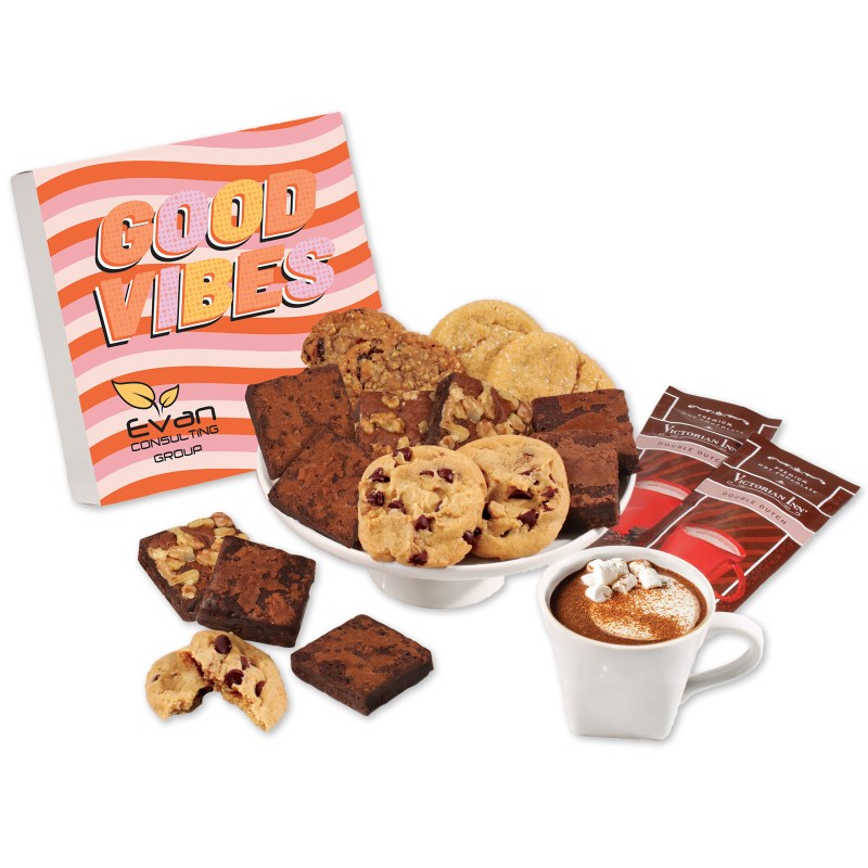 Full Color Gift Box w/Gourmet Cookie & Brownie 1 Full Color Gift Box w/Gourmet Cookie & Brownie 1