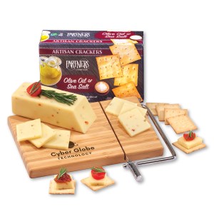Shelf Stable Snack Satisfaction Board w/Slicer 1 Shelf Stable Snack Satisfaction Board w/Slicer 1