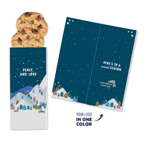 One Color Foil-Stamped Stock Holiday Sentiment Sweeter Cards with Chocolate Chip Cookies 1 One Color Foil-Stamped Stock Holiday Sentiment Sweeter Cards with Chocolate Chip Cookies 1