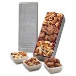 Silver Snack Trio Gift Box w/Western Trail Mix 1 Silver Snack Trio Gift Box w/Western Trail Mix 1
