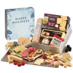 Shelf Stable Snack Lover's Gift Box with Happy Holidays Sleeve 2 Shelf Stable Snack Lover's Gift Box with Happy Holidays Sleeve 2