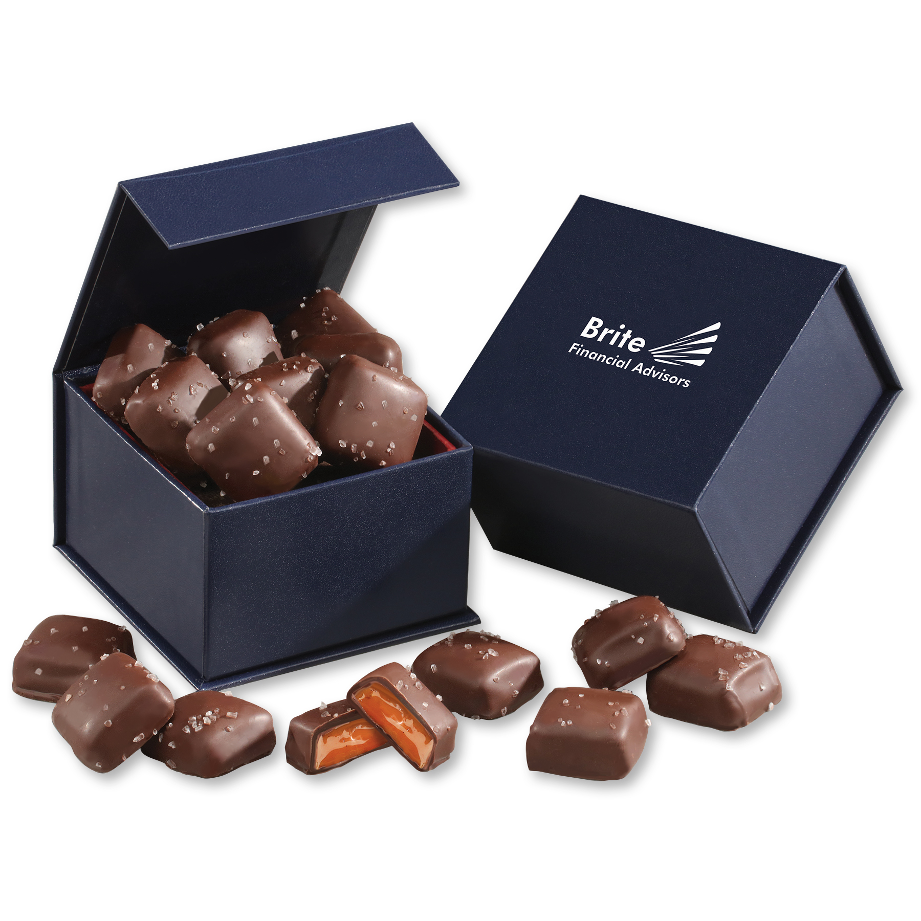 Magnetic Keepsake Box with Chocolate Sea Salt Caramels 1 Magnetic Keepsake Box with Chocolate Sea Salt Caramels 1