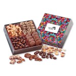 Gourmet Holiday Gift Box with Triangles Sleeve 1 Gourmet Holiday Gift Box with Triangles Sleeve 1