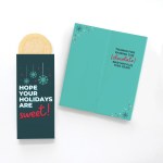 One Color Foil-Stamped Stock Holiday Sentiment Sweeter Cards with Sugar Cookies 2 One Color Foil-Stamped Stock Holiday Sentiment Sweeter Cards with Sugar Cookies 2