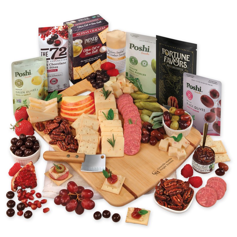 Party Board with Shelf Stable Charcuterie Essentials 1 Party Board with Shelf Stable Charcuterie Essentials 1