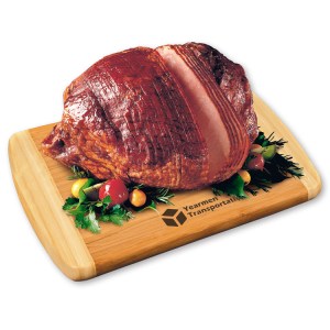Spiral-Sliced Whole Ham w/Bamboo Cutting Board 1 Spiral-Sliced Whole Ham w/Bamboo Cutting Board 1