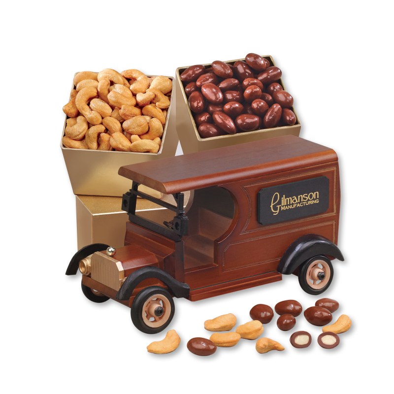 1918 Delivery Truck with Fancy Cashews & Chocolate Almonds 1 1918 Delivery Truck with Fancy Cashews & Chocolate Almonds 1