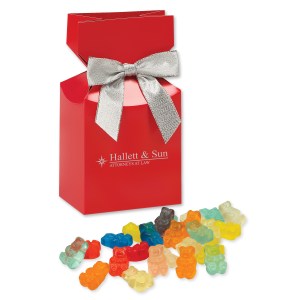 Gummi Bears in Red Premium Delights Gift Box 1 Gummi Bears in Red Premium Delights Gift Box 1