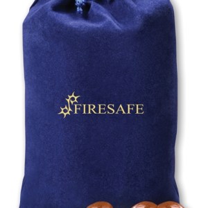 Blue Velour Gift Bag w/Chocolate Covered Almonds 1 Blue Velour Gift Bag w/Chocolate Covered Almonds 1