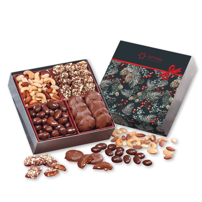 Pine Boughs & Berries Sleeve Gift Box w/ Signature Assortment 1 Pine Boughs & Berries Sleeve Gift Box w/ Signature Assortment 1