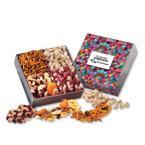 Triangles Gift Box w/Gourmet Treats 1 Triangles Gift Box w/Gourmet Treats 1