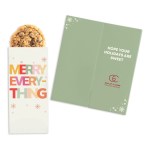 One Color Foil-Stamped Stock Holiday Sentiment Sweeter Cards with Oatmeal Raisin Cookies 1 One Color Foil-Stamped Stock Holiday Sentiment Sweeter Cards with Oatmeal Raisin Cookies 1
