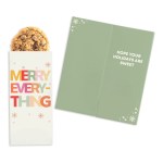 One Color Foil-Stamped Stock Holiday Sentiment Sweeter Cards with Oatmeal Raisin Cookies 2 One Color Foil-Stamped Stock Holiday Sentiment Sweeter Cards with Oatmeal Raisin Cookies 2
