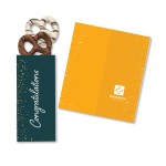 One Color Foil-Stamped Stock Congratulations Sweeter Cards with Chocolate Dipped Pretzels 1 One Color Foil-Stamped Stock Congratulations Sweeter Cards with Chocolate Dipped Pretzels 1