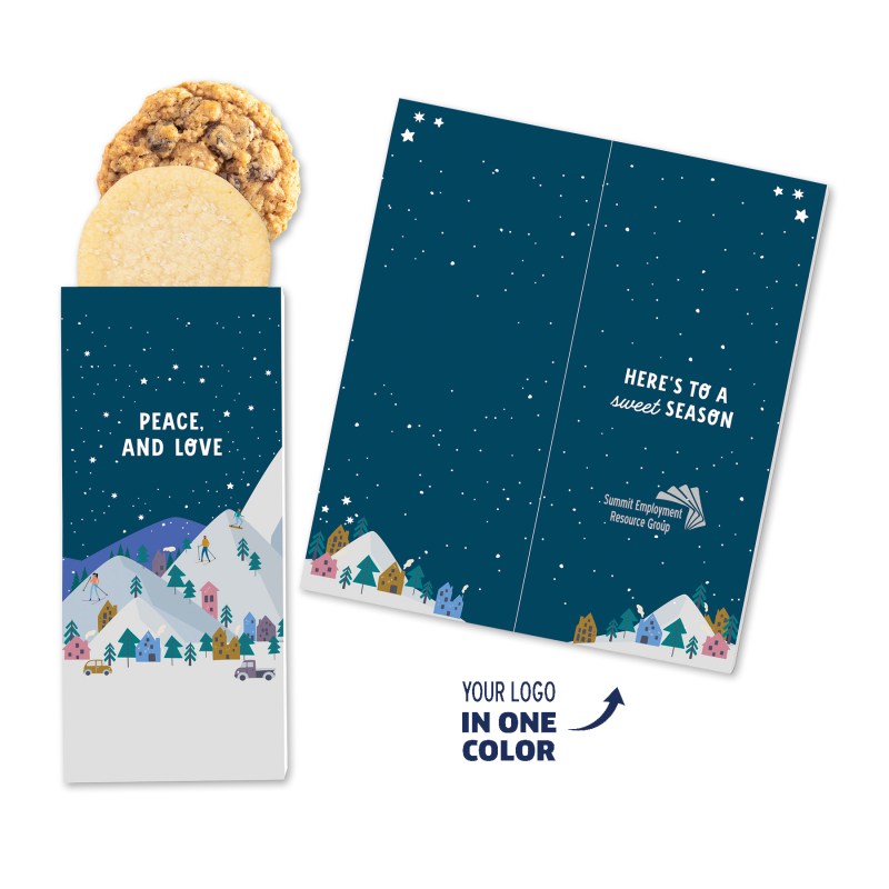 One Color Foil-Stamped Stock Holiday Sentiment Sweeter Cards with Homestyle Cookie Duo 1 One Color Foil-Stamped Stock Holiday Sentiment Sweeter Cards with Homestyle Cookie Duo 1