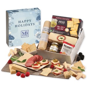 Snack Lover's Gift Box with Happy Holidays Sleeve 1 Snack Lover's Gift Box with Happy Holidays Sleeve 1