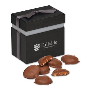 Elegant Treats Gift Box w/Caramel Pecan Clusters 1 Elegant Treats Gift Box w/Caramel Pecan Clusters 1