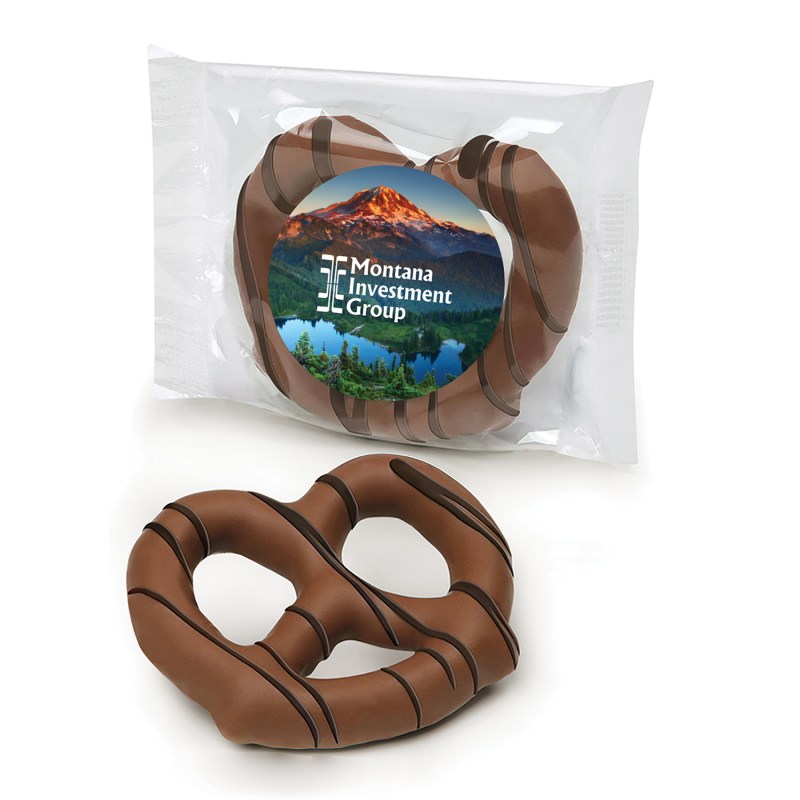 Milk Chocolate Dipped Pretzel Gourmet Snack Pack 1 Milk Chocolate Dipped Pretzel Gourmet Snack Pack 1