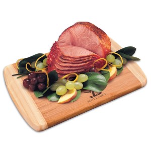 Honey Cured Spiral-Sliced Boneless Ham w/Bamboo Cutting Board 1 Honey Cured Spiral-Sliced Boneless Ham w/Bamboo Cutting Board 1
