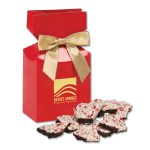 Red Premium Delights Gift Box w/Peppermint Bark 1 Red Premium Delights Gift Box w/Peppermint Bark 1