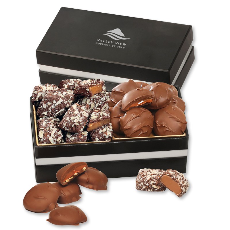 Double Delights with Caramel Pecan Clusters and English Butter Toffee 1 Double Delights with Caramel Pecan Clusters and English Butter Toffee 1