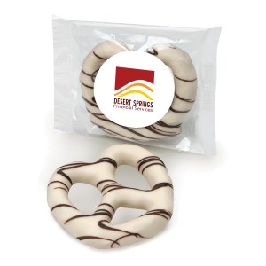 White Chocolate Dipped Pretzel Gourmet Snack Pack 1 White Chocolate Dipped Pretzel Gourmet Snack Pack 1