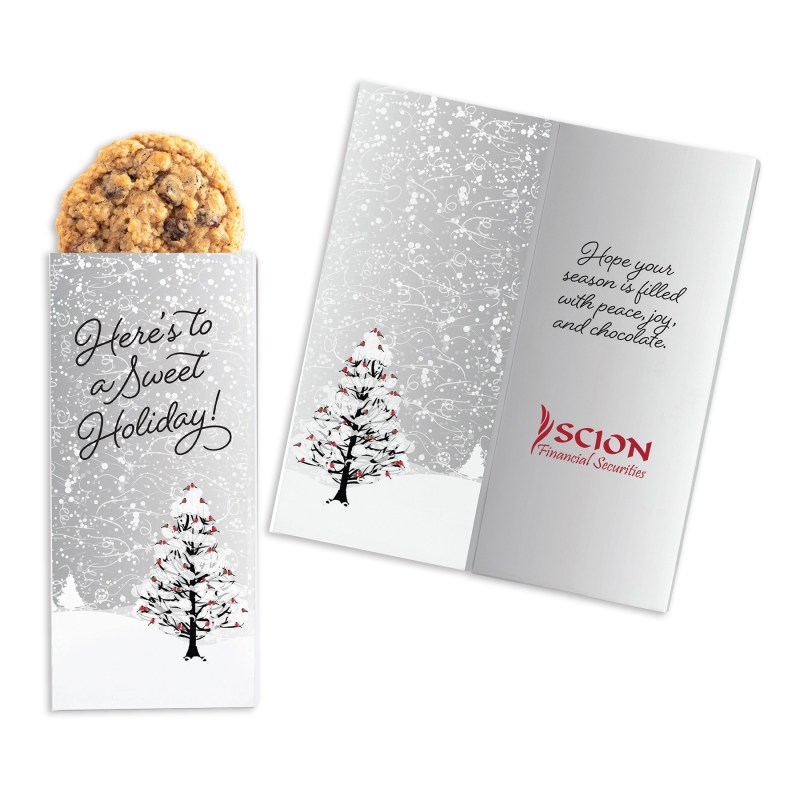 One Color Foil-Stamped Stock Cardinals Sweeter Cards with Oatmeal Raisin Cookies 1 One Color Foil-Stamped Stock Cardinals Sweeter Cards with Oatmeal Raisin Cookies 1
