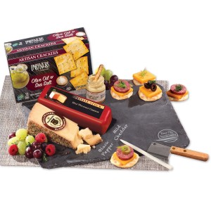 Genuine Slate Serving Plate with Wisconsin Cheese 1 Genuine Slate Serving Plate with Wisconsin Cheese 1