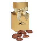 Gold Gift Box w/Caramel Pecan Clusters 1 Gold Gift Box w/Caramel Pecan Clusters 1
