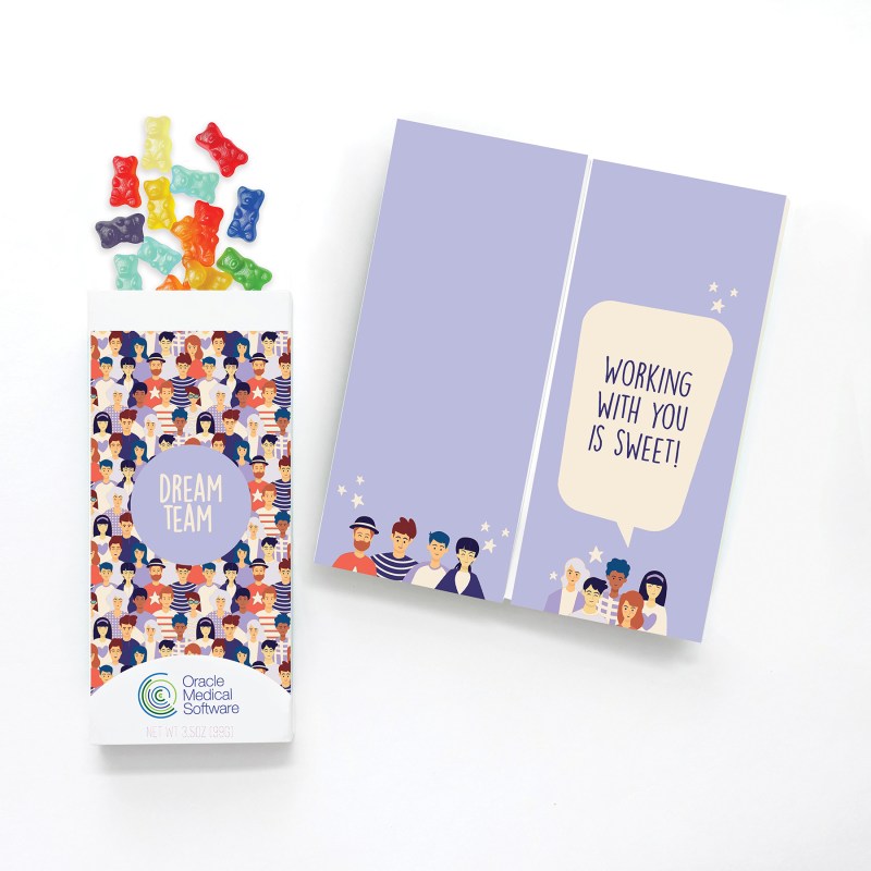 Full-Color Custom Sweeter Cards with Gummi Bears 1 Full-Color Custom Sweeter Cards with Gummi Bears 1