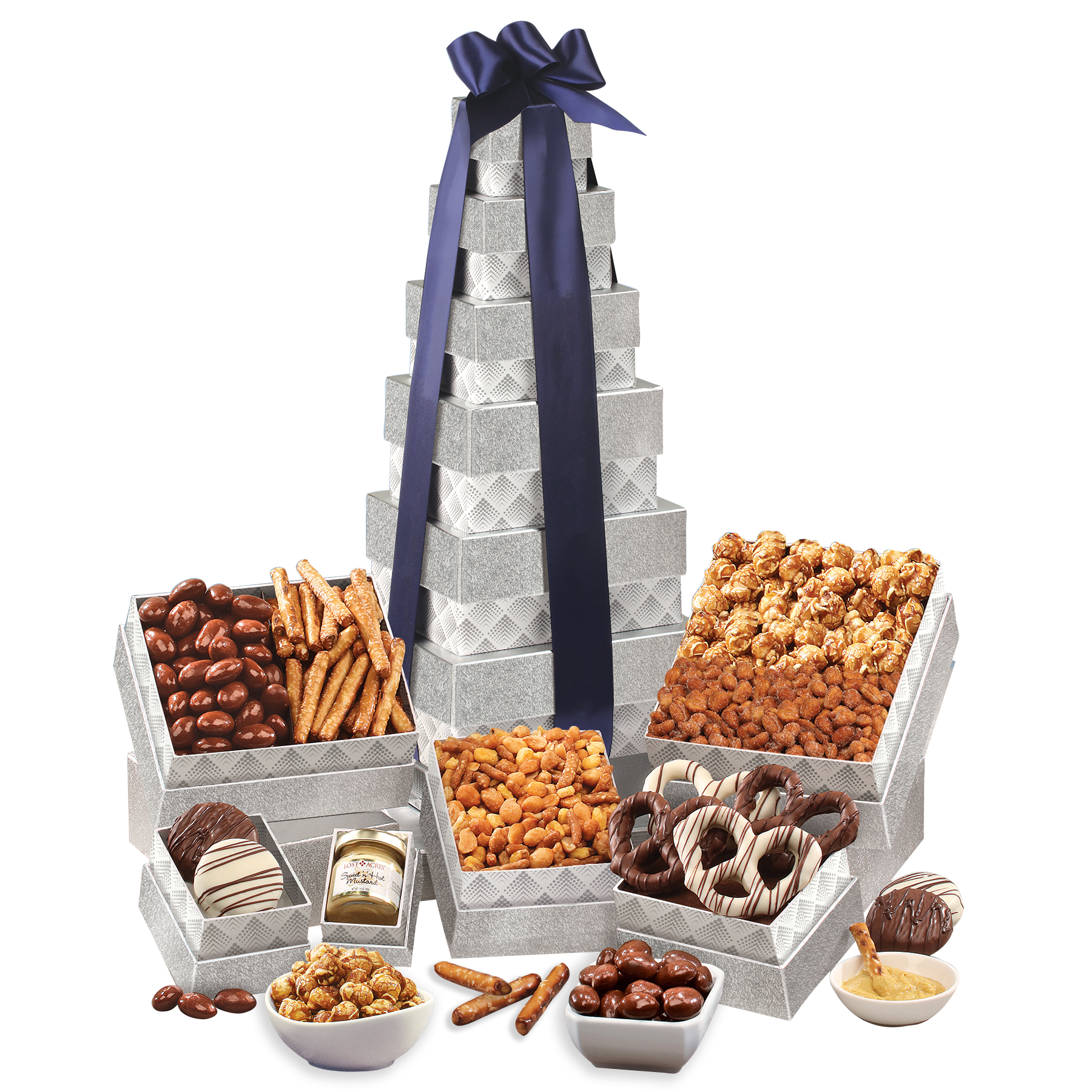 Sweet & Savory Silver Delights Tower 1