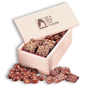 Wooden Collector%27s Box w/English Butter Toffee & Chocolate Covered Almonds 1 Wooden Collector%27s Box w/English Butter Toffee & Chocolate Covered Almonds 1