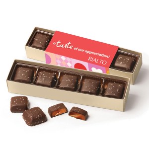 Chocolate Sea Salt Caramels Flight w/Full-Color Wrap 1 Chocolate Sea Salt Caramels Flight w/Full-Color Wrap 1