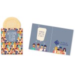 One Color Foil-Stamped Stock Welcoming Mini Sweeter Card with Single Sugar Cookie 1 One Color Foil-Stamped Stock Welcoming Mini Sweeter Card with Single Sugar Cookie 1