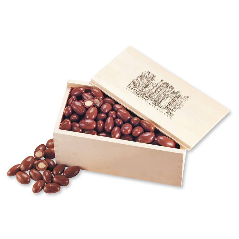 Wooden Collector%27s Box w/Chocolate Covered Almonds 1 Wooden Collector%27s Box w/Chocolate Covered Almonds 1