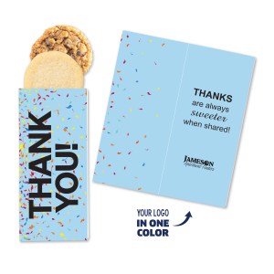 One Color Foil-Stamped Stock Gratitude Sweeter Cards with Homestyle Cookie Duo 1 One Color Foil-Stamped Stock Gratitude Sweeter Cards with Homestyle Cookie Duo 1