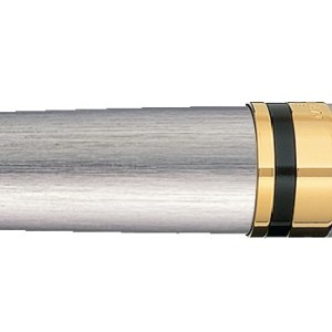 Waterman® Expert Stainless Steel Ballpoint Pen w/Gold Trim 1 Waterman® Expert Stainless Steel Ballpoint Pen w/Gold Trim 1